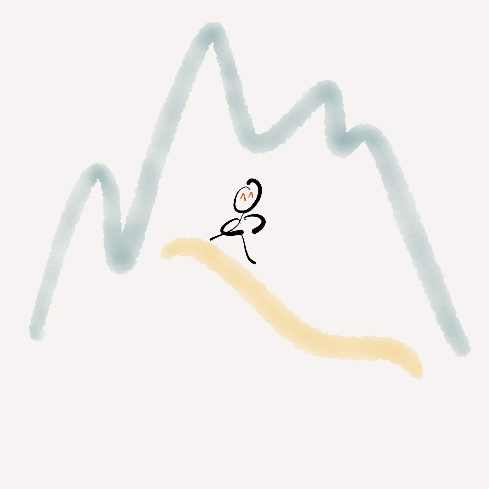 下山