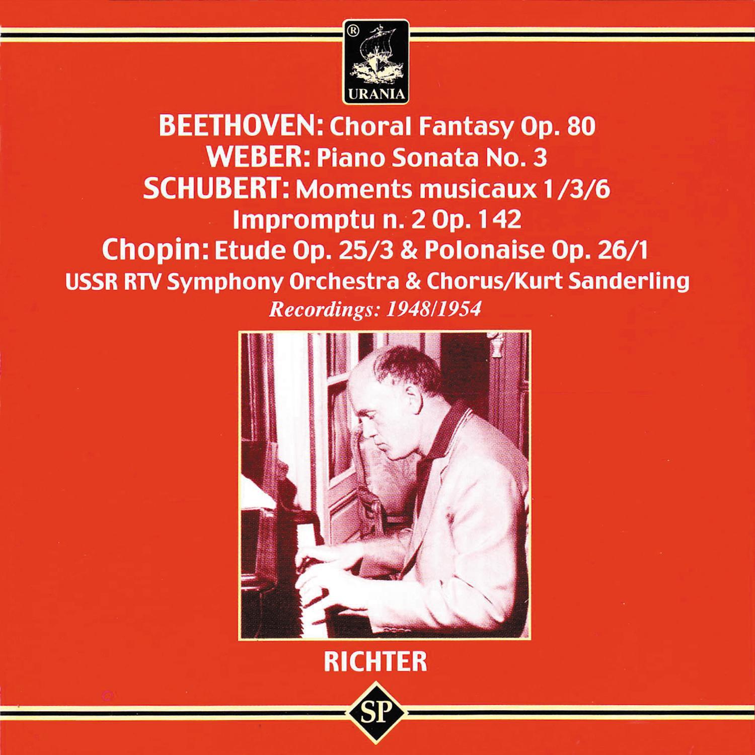 Richter Plays Beethoven, Weber, Schubert & Chopin专辑