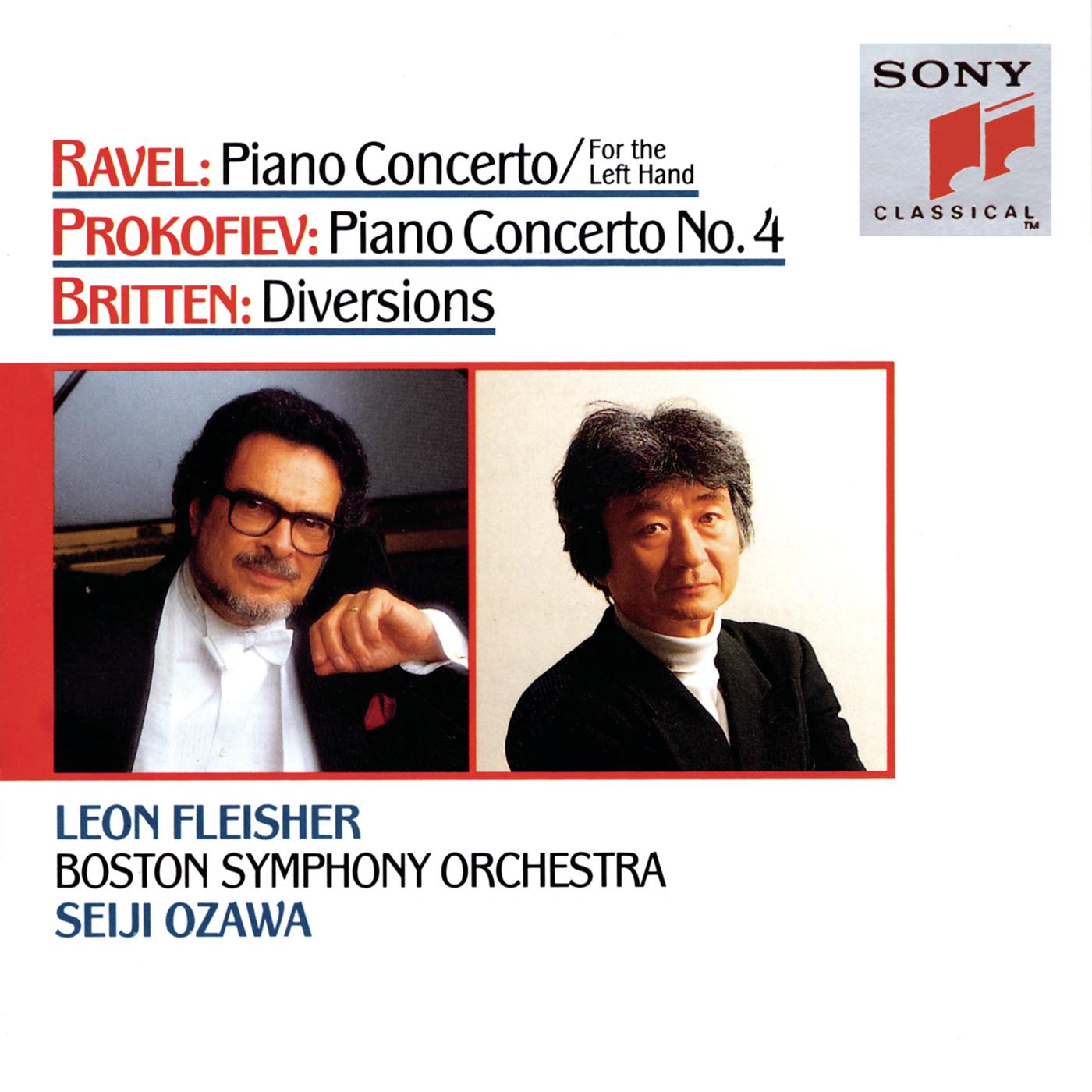 Ravel: Piano Concerto for the Left Hand / Prokofiev: Piano Concerto No. 4 / Britten: Diversions