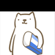シロクマ消しゴム