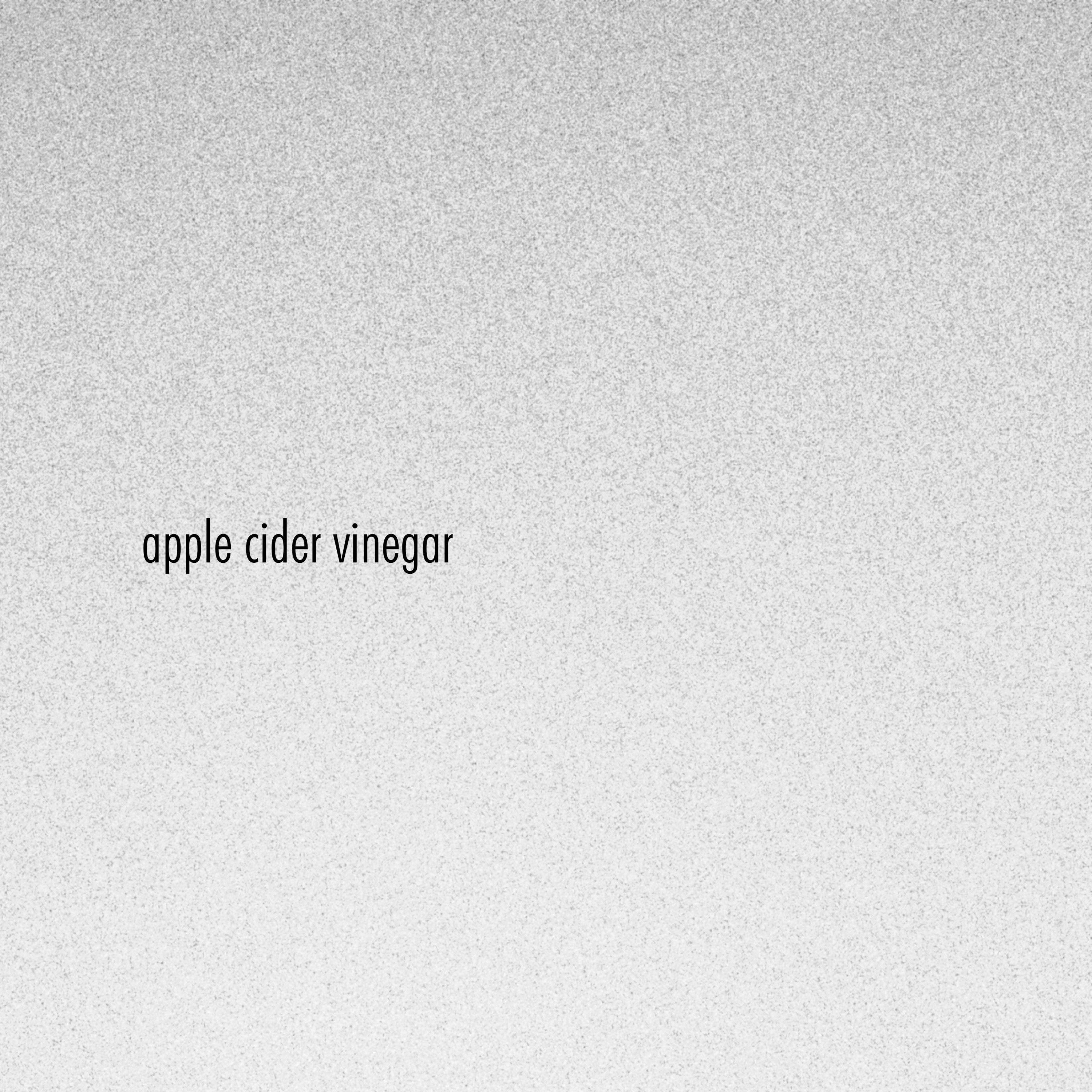 apple cider vinegar