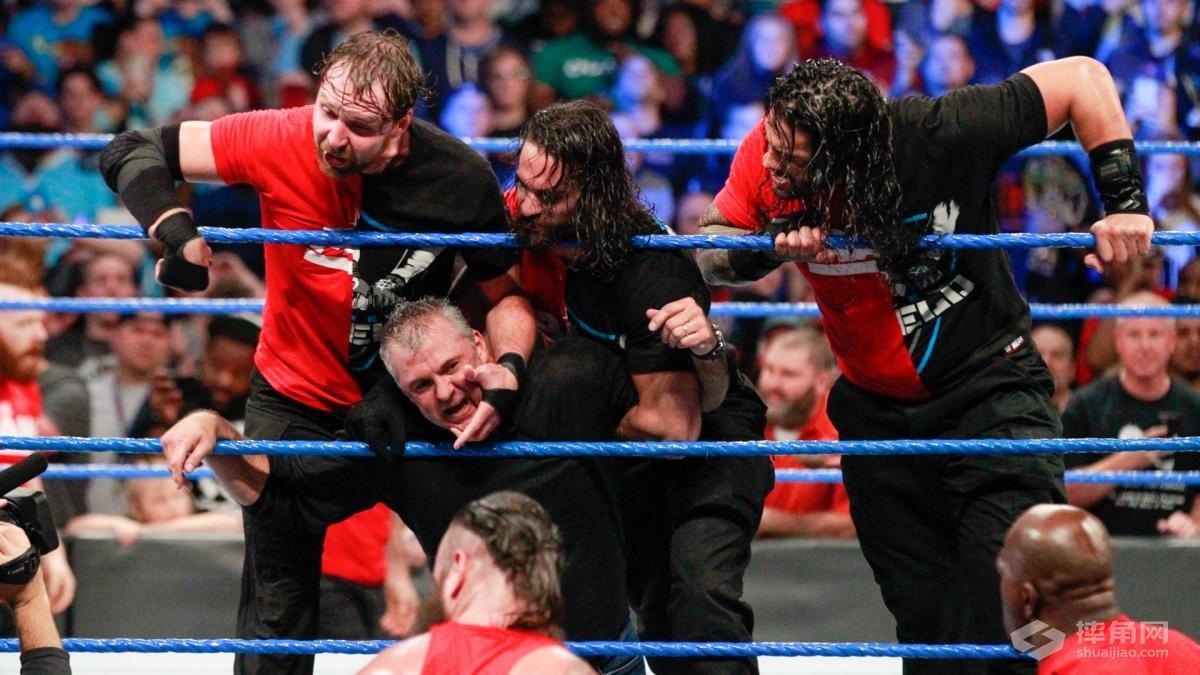 中文名:圣盾 本名:seth rollins & roman reigns & dean ambrose 绰号