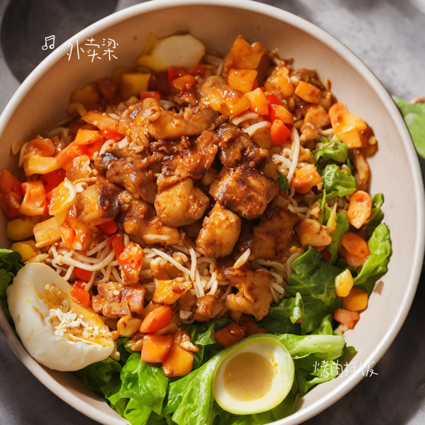 烤肉拌饭