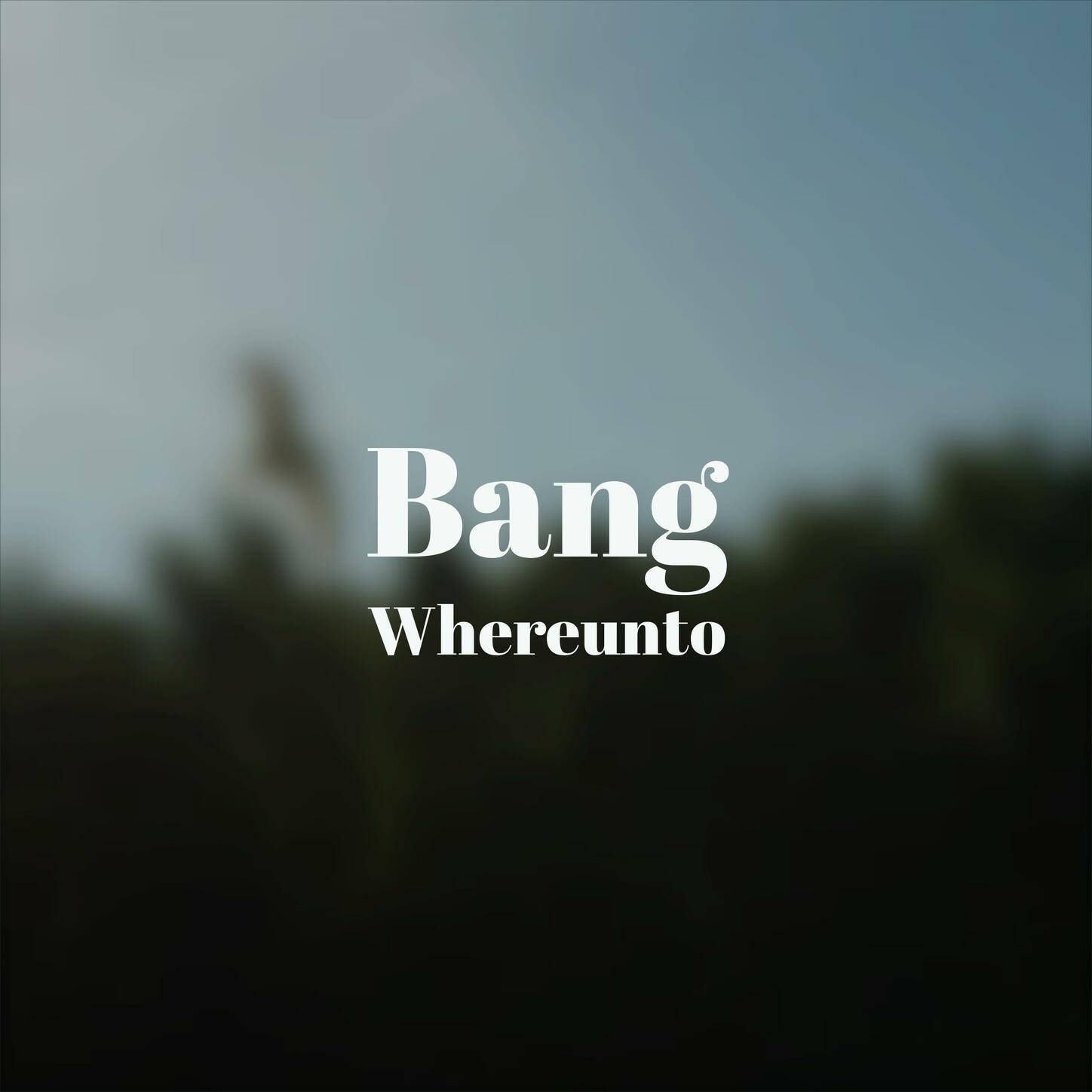 SGAN - Bang Whereunto