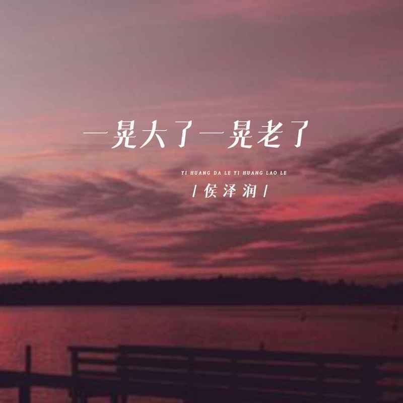 一晃大了一晃老了