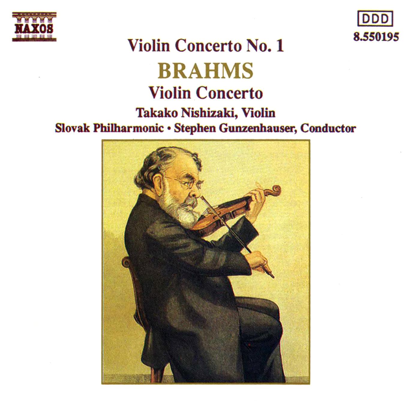 BRUCH, M.: Violin Concerto No. 1 / BRAHMS, J.: Violin Concerto (Takako Nishizaki, Slovak Philharmonic, Gunzenhauser)