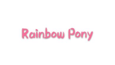 Rainbow Pony