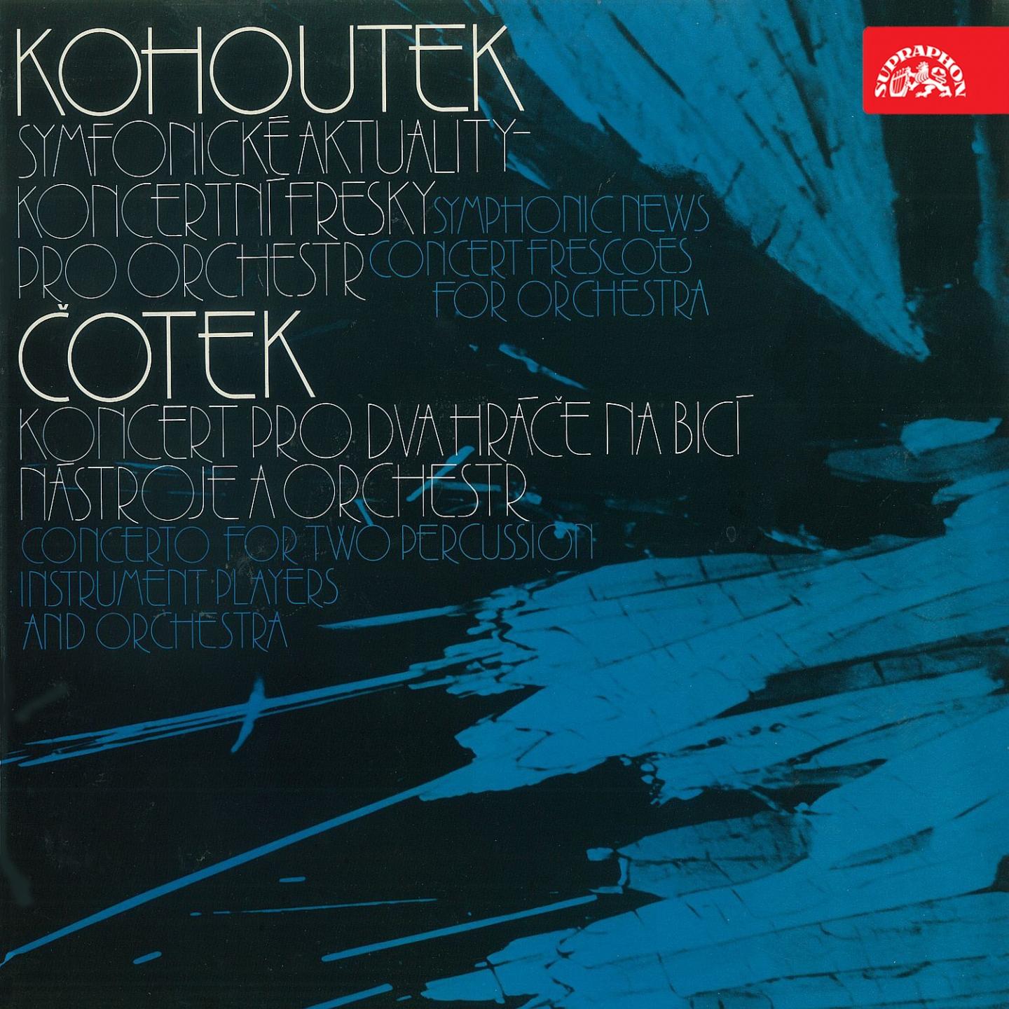 Kohoutek: Symfonické aktuality - Čotek: Koncert pro dva hráče na bicí nástroje