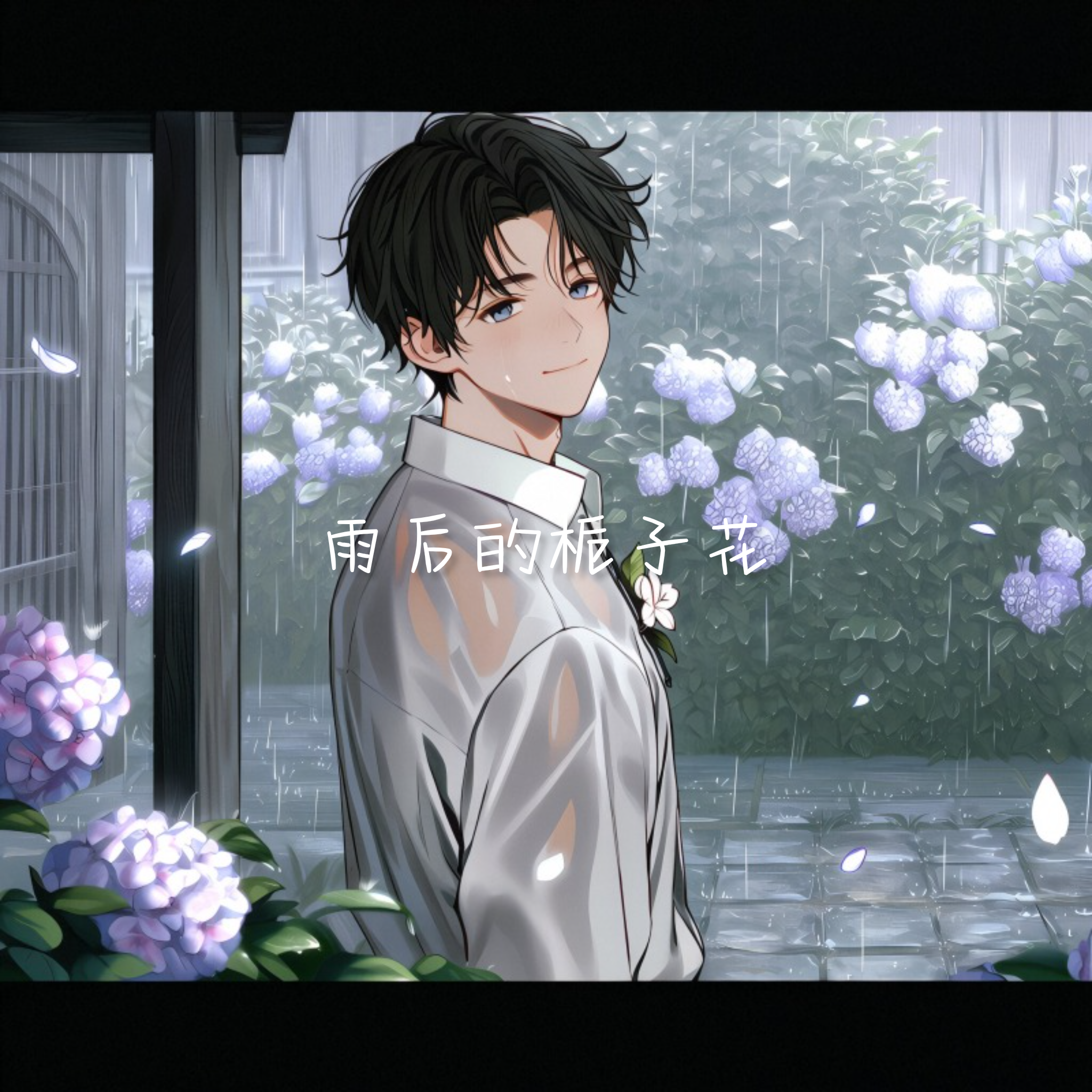 雨后的栀子花