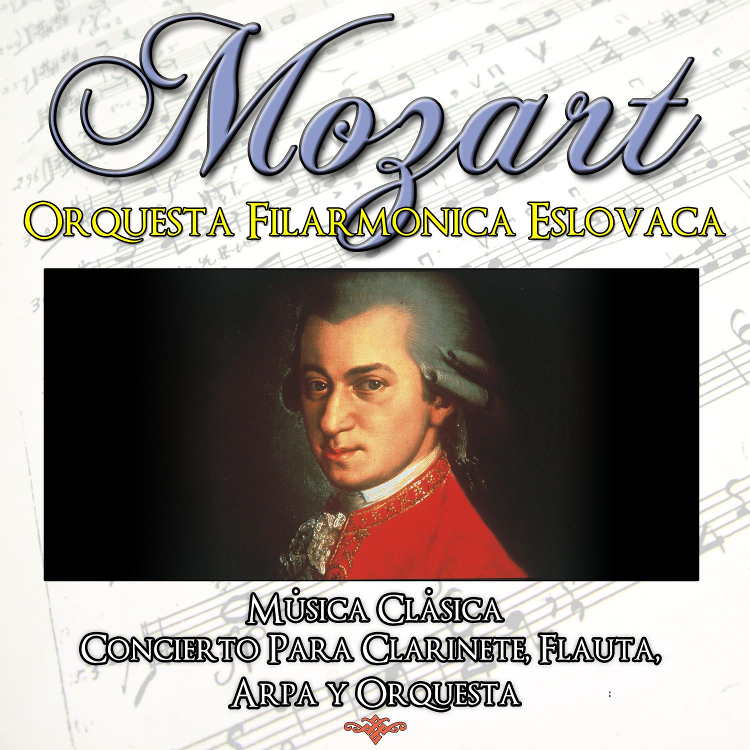 Mozart. Música Clásica. Concierto para Clarinete, Flauta, Arpa y Orquesta