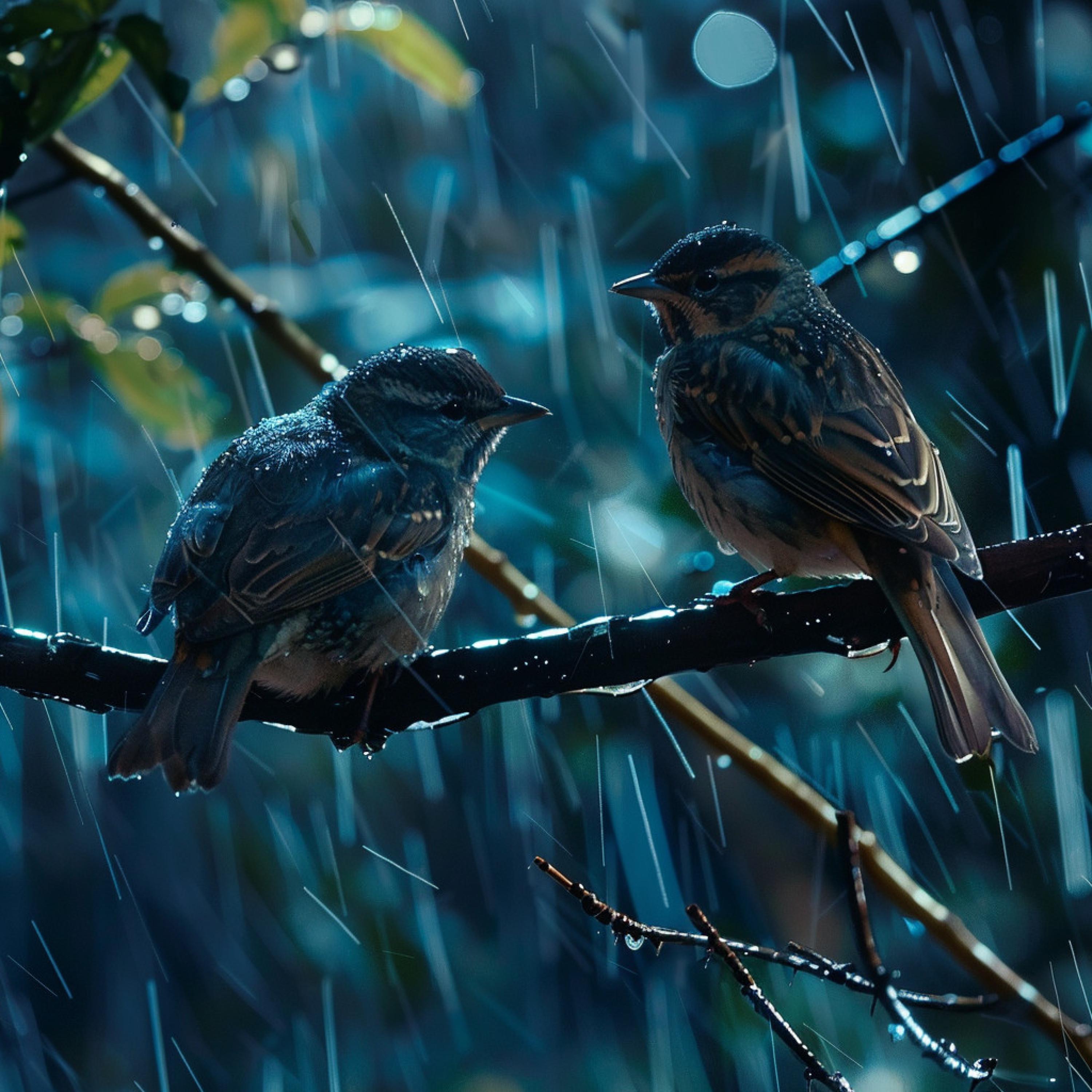 Blueberry House Meditations - Birdsong Focus in Gentle Rain