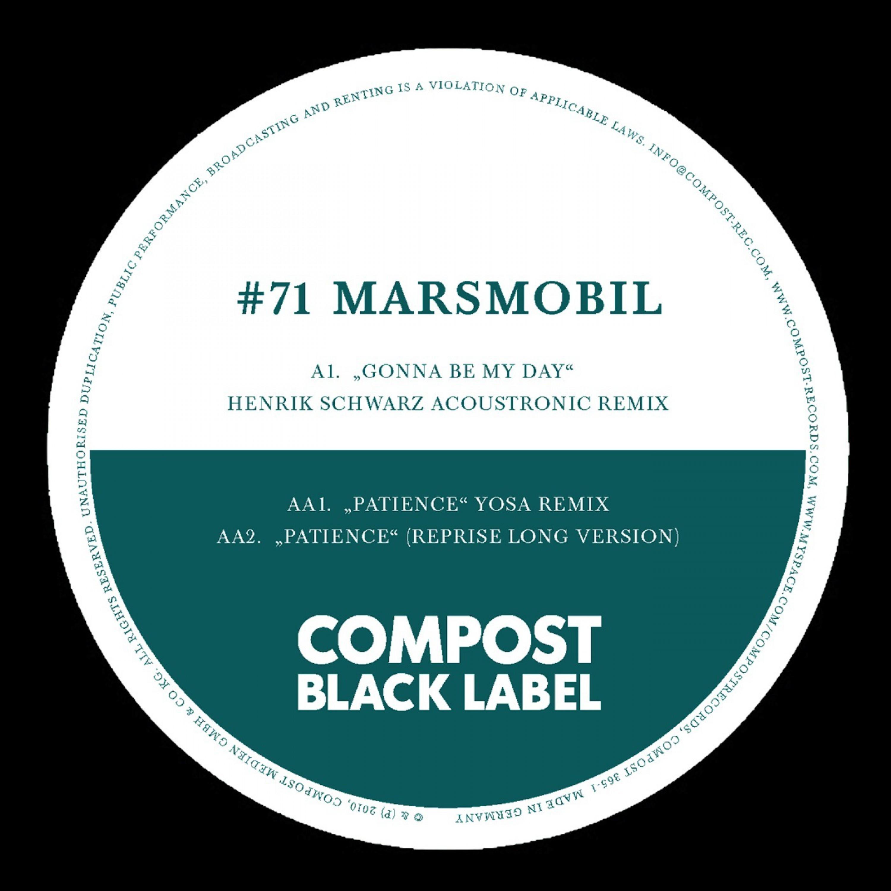 Black Label #71 Incl. Henrik Schwarz Remix, Yosa Remix