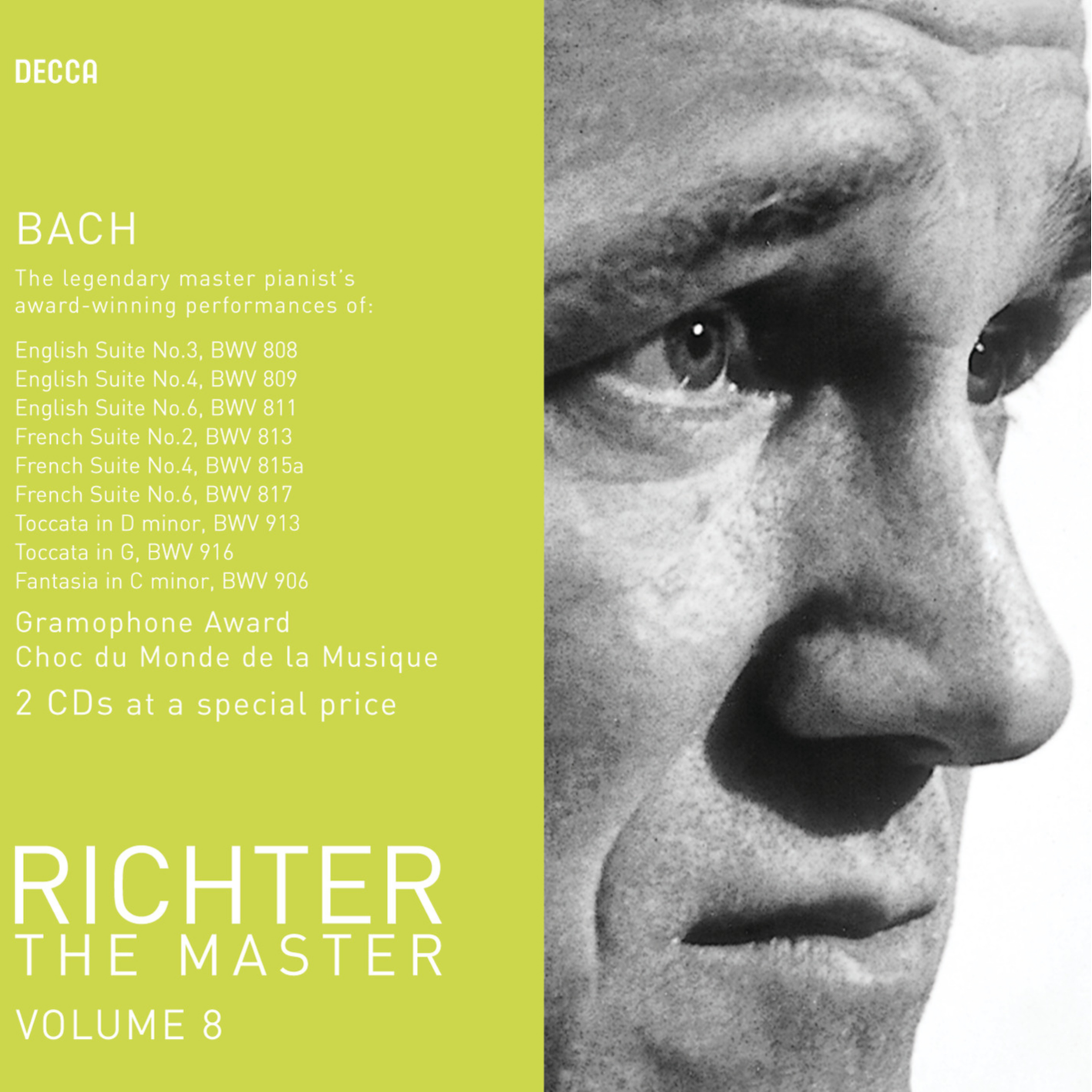 Richter the Master, Vol. 8 - Bach