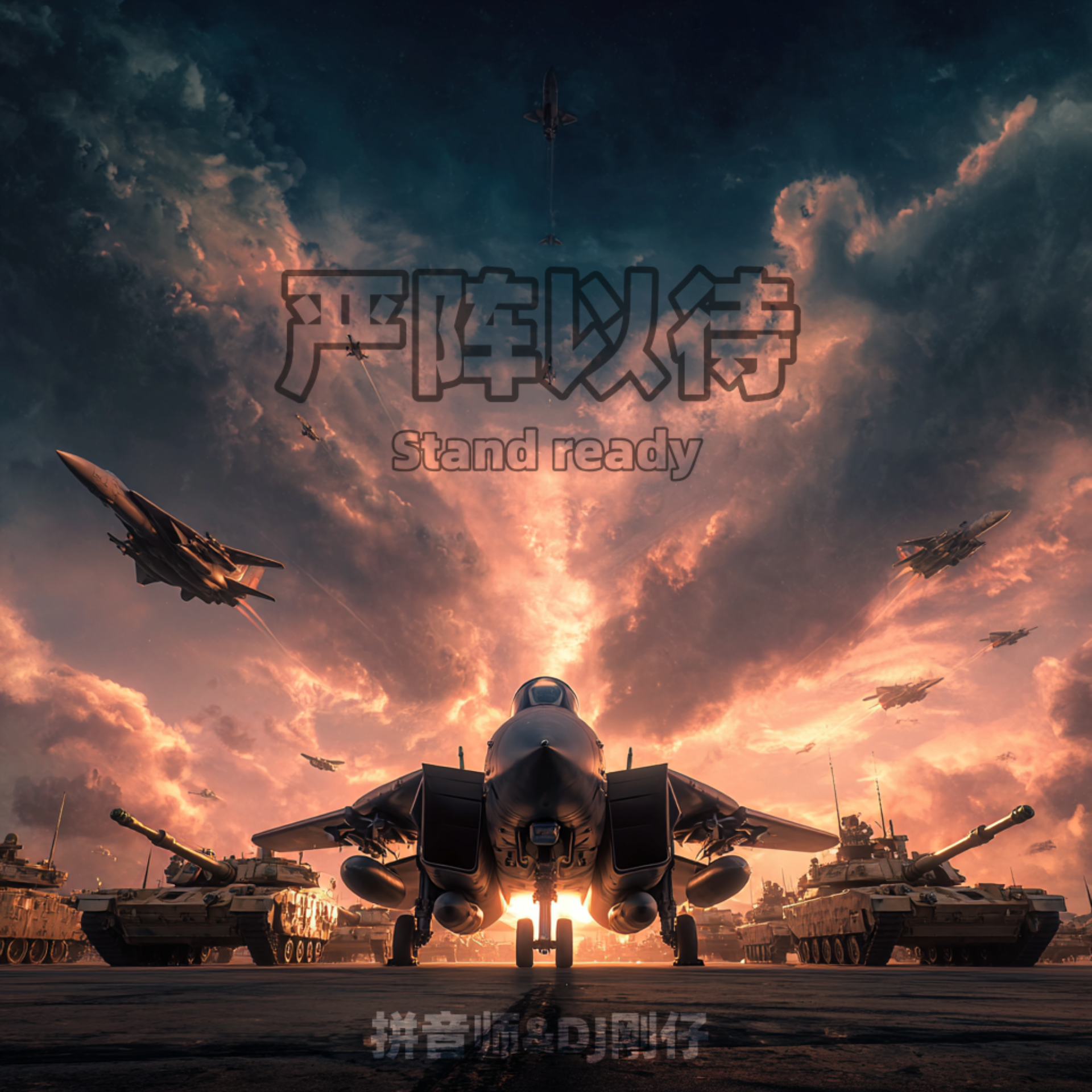 严阵以待 Stand ready(降调)