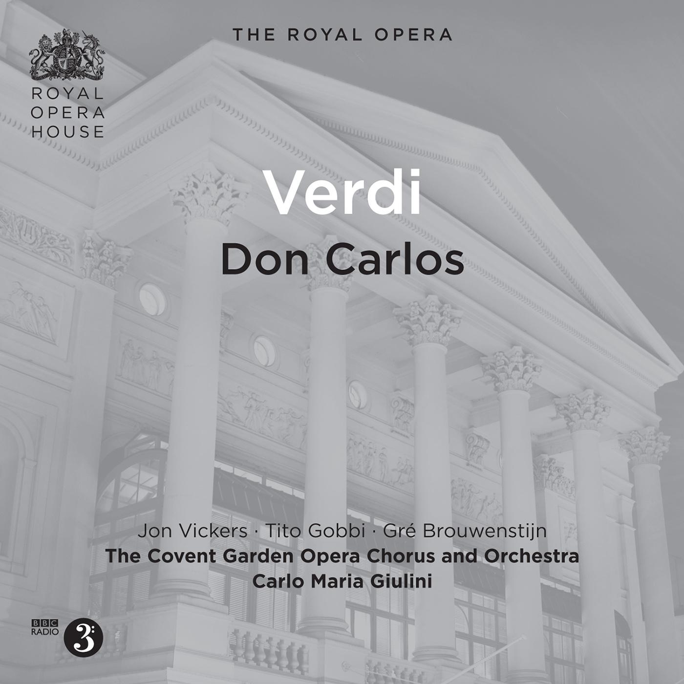 VERDI, G.: Don Carlos [Opera] (Vickers, Covent Garden Opera Chorus and Orchestra, Giulini) (1958)专辑