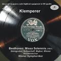BEETHOVEN, L. van: Missa Solemnis (Steingruber, Schuerhoff, Majkut, O. Wiener, Vienna Academy Choir,