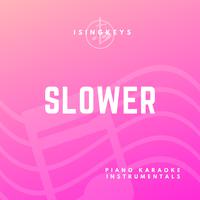slower Higher Key - Tate McRae (钢琴伴奏)