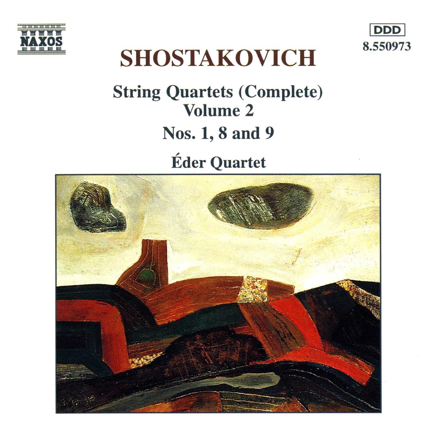 SHOSTAKOVICH: String Quartets Nos. 1, 8 and 9