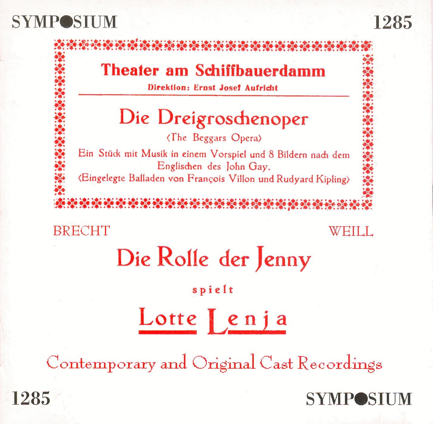 Weill: The Threepenny Opera