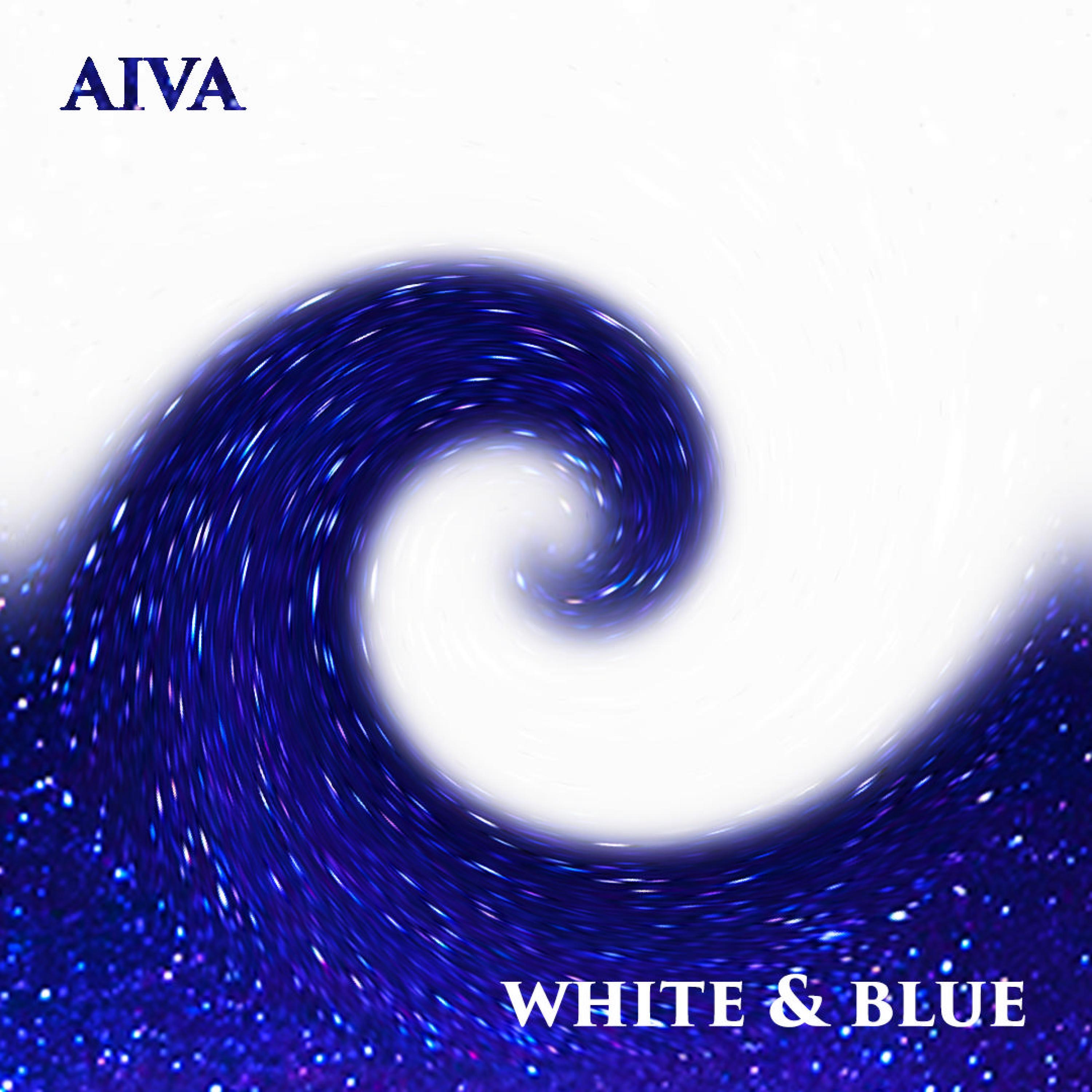 White & Blue