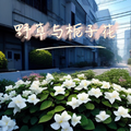 野草与栀子花