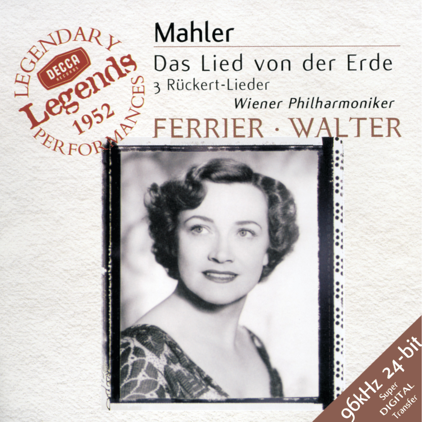Mahler: Das Lied Von Der Erde / 3 Rückert Lieder