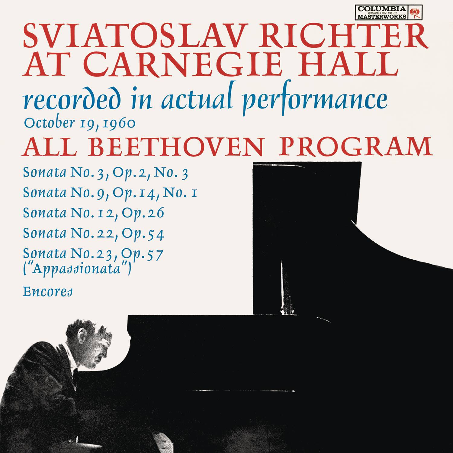 Sviatoslav Richter Live at Carnegie Hall - All Beethoven Program专辑