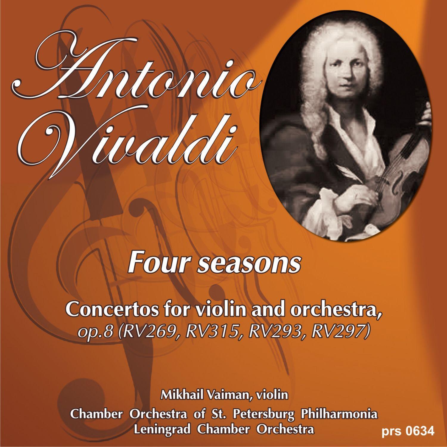 Antonio Vivaldi. Four Seasons. Concertos for Violin and Orchestra, Op.8: Concerto No.1 in E Major, "专辑