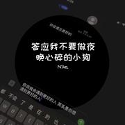 答应我不要做夜晚心碎的小狗