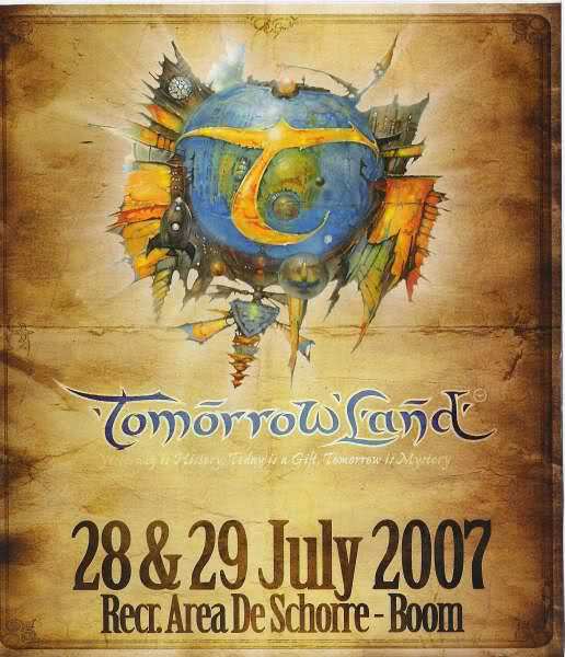 2007年tomorrowland的宣传海报,日期为7/28-7/29两日