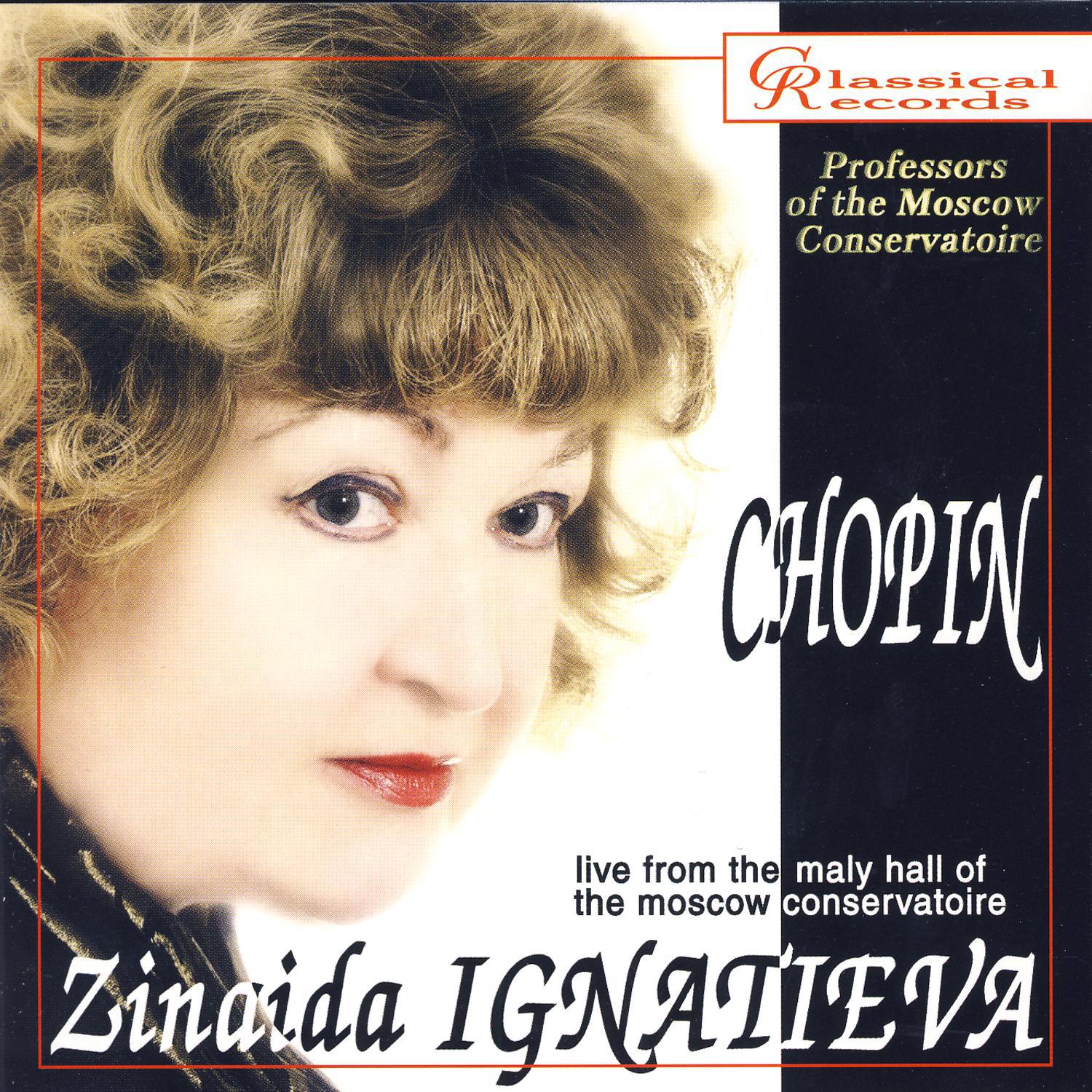 Zinaida Ignatieva live from the Maly Hall of the Moscow Conservatoire专辑