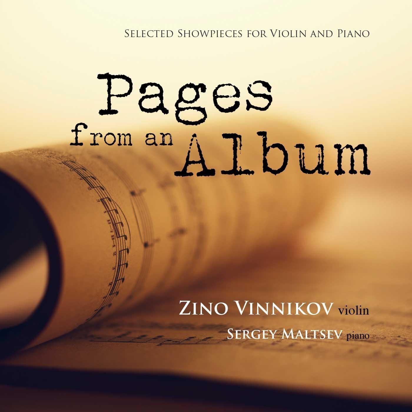 Pages from an Album: Selected Showpieces for Violin and Piano