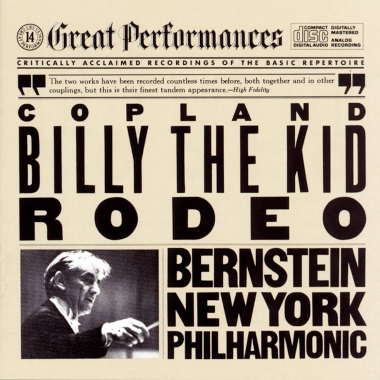 Copland: Four Dance Episodes from Rodeo; Billy the Kid Suite专辑