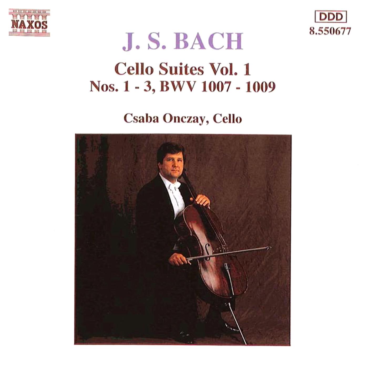 Csaba Onczay - Cello Suite No. 3 in C Major, BWV 1009:III. Courante