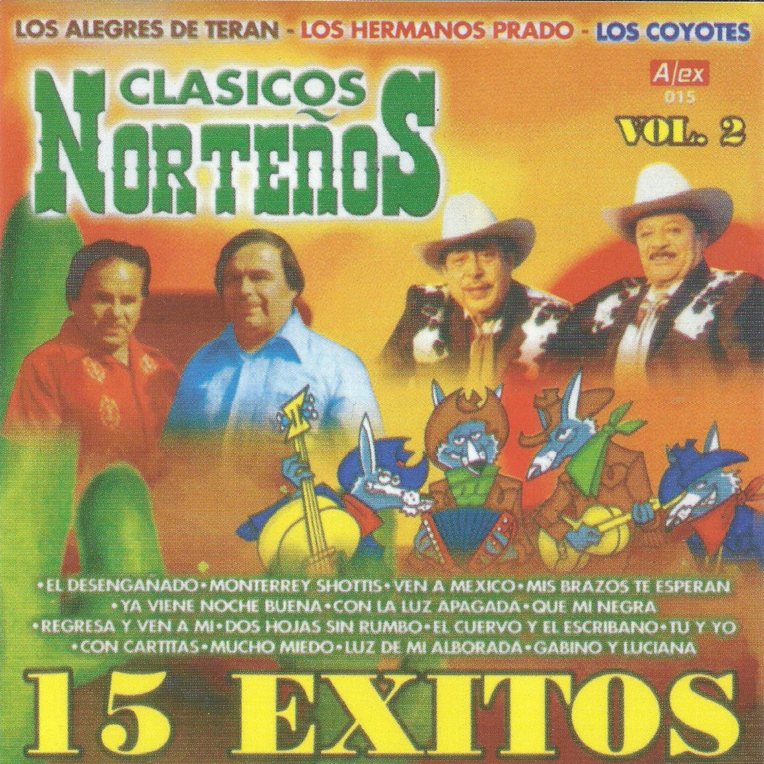 Clásicos Norteños: 15 éxitos, vol. 2
