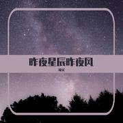 昨夜星辰昨夜风