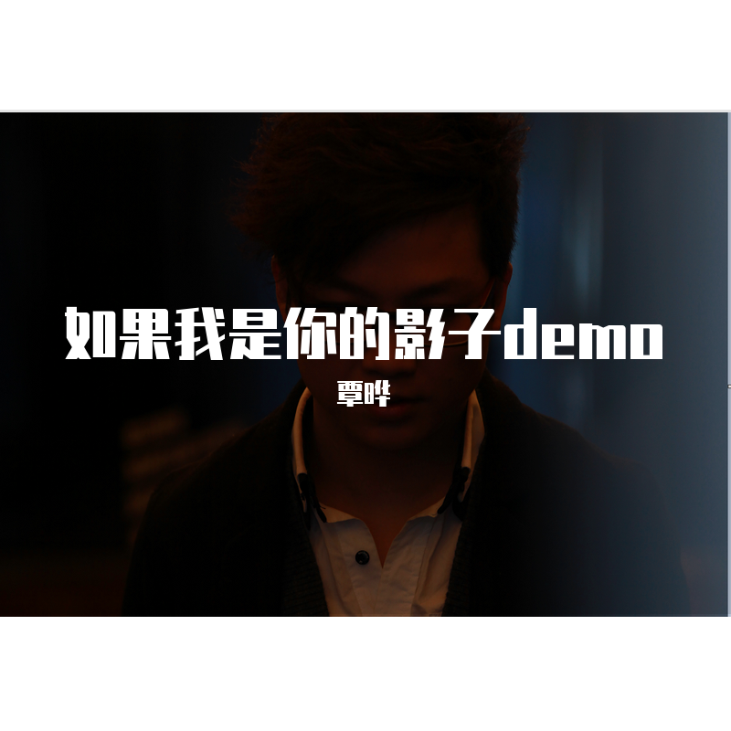如果我是你的影子demo