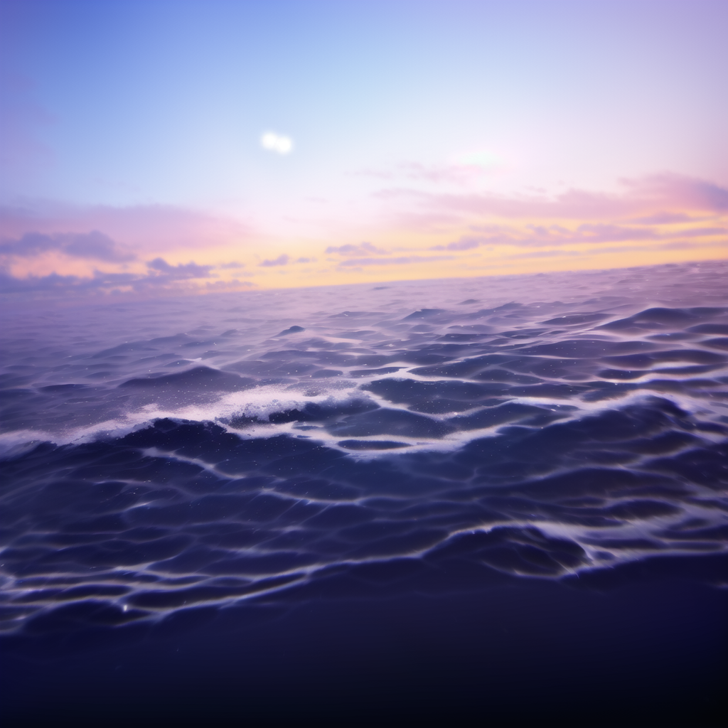 In the ocean