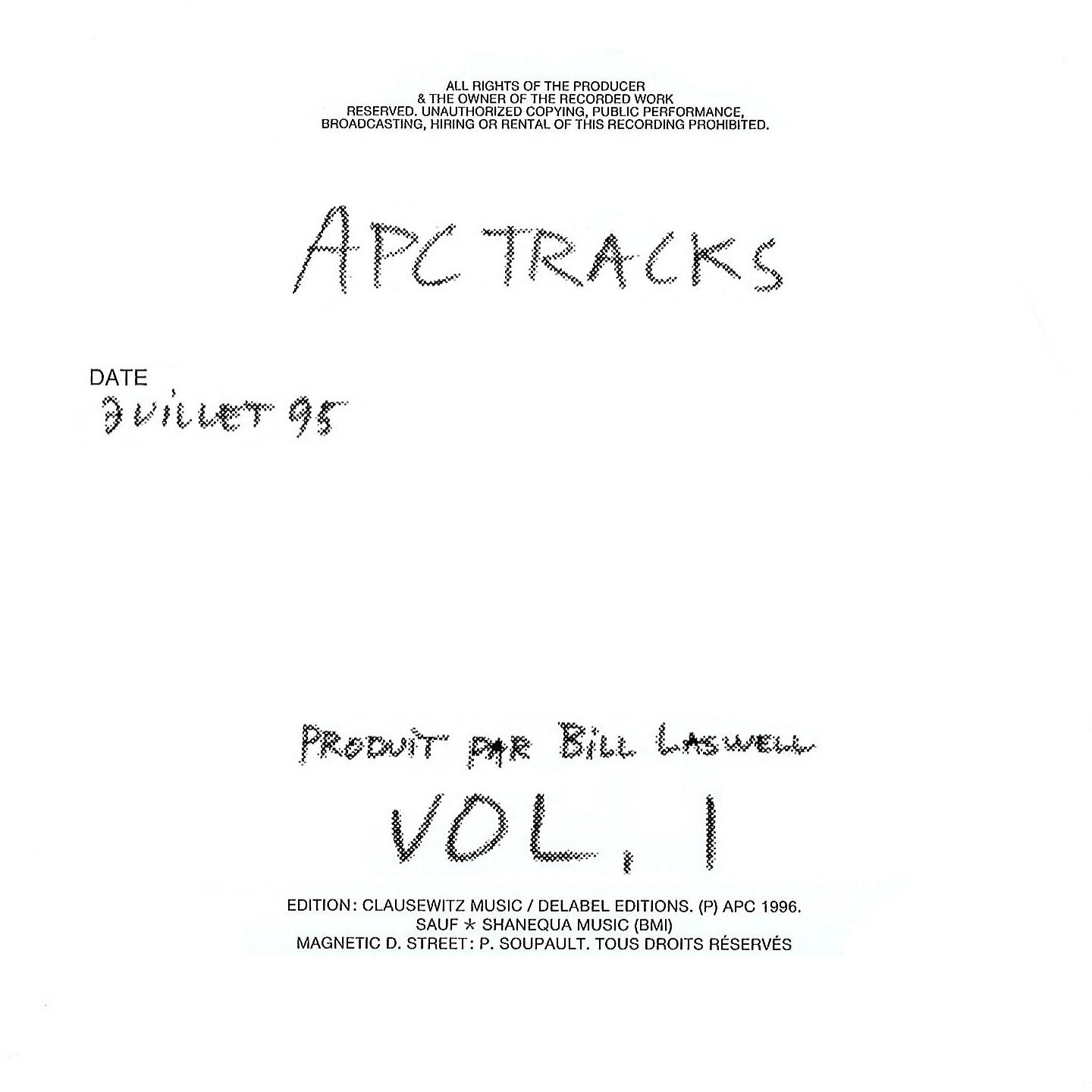 APC Tracks, Vol. 1