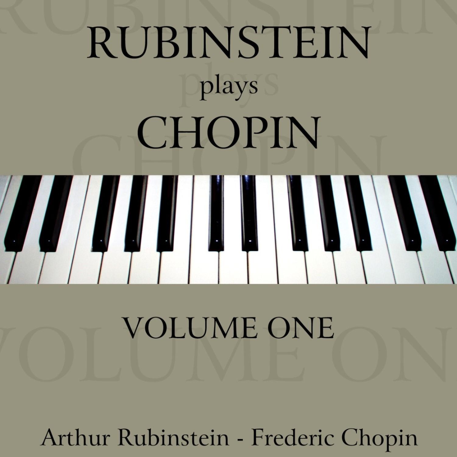 Rubinstein Plays Chopin, Vol. 1