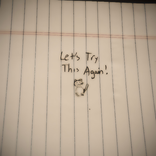Let's Try This Again!