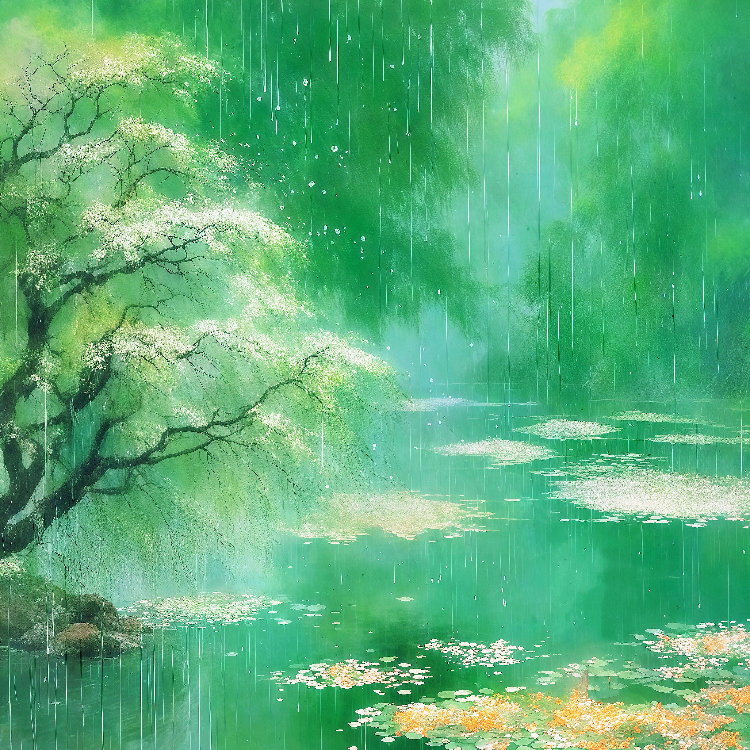 春山花雨落(Spring blooms rain)专辑