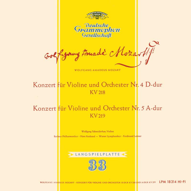 Mozart: Violin Concertos Nos. 4 & 5; Piano Concerto No. 14