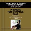 Premiere Performance Plus: Count Your Blessings Instead Of Sheep