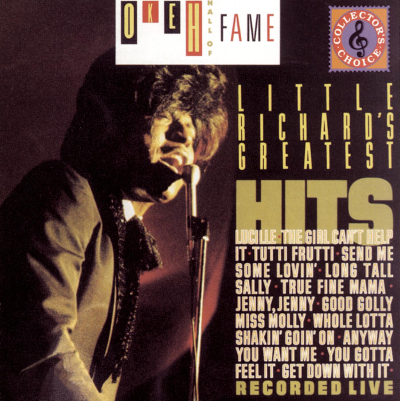 LITTLE RICHARD'S GREATEST HITS          Recorded Live