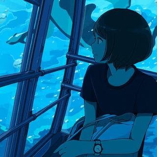 妄想去流浪，独自陶醉在自己的世界里。