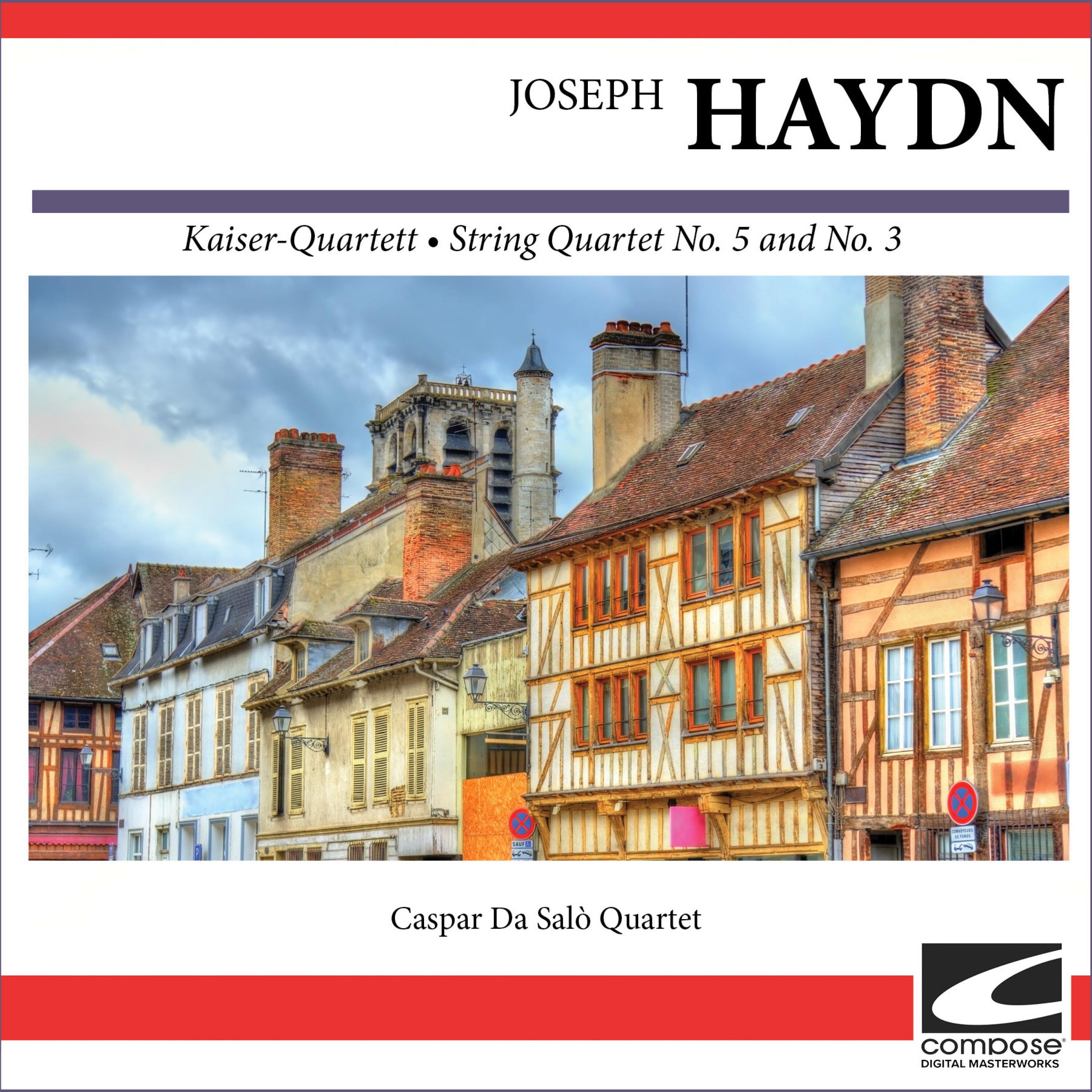 Caspar da Salo Quartet - Haydn String Quartet Op. 1 No. 1 in B flat major 'Hunting Quartet' - Adagio