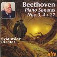 BEETHOVEN, L. van: Piano Sonatas Nos. 3, 4 and 27 (Richter)