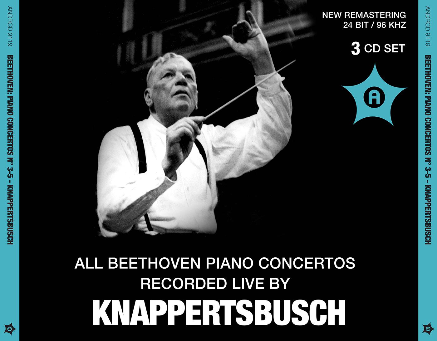 BEETHOVEN, L. van: Piano Concertos Nos. 3, 4 and 5, "Emperor" (Foldes, Anda, Backhaus, Badura-Skoda) (1954-1962)