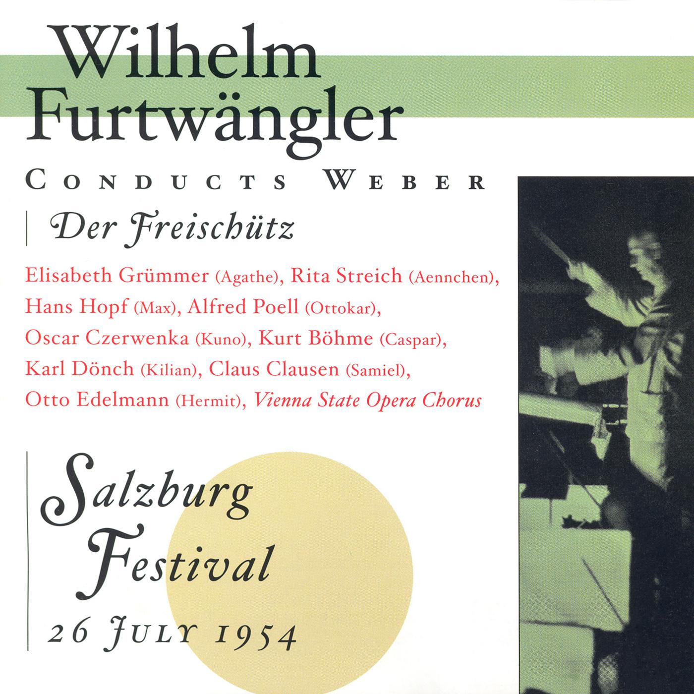 WEBER, C.: Freischutz (Der) (Furtwangler) (1954)专辑